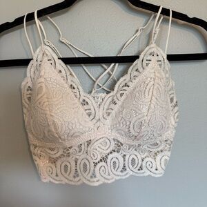 Victoria’s  Secret PINK Lace Bralette in Mint Washed But Never Worn Medium